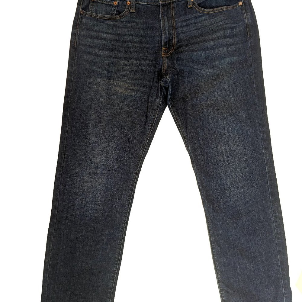 36 x 32 Lucky Brand 221 Original Straight Deep Blue Wash